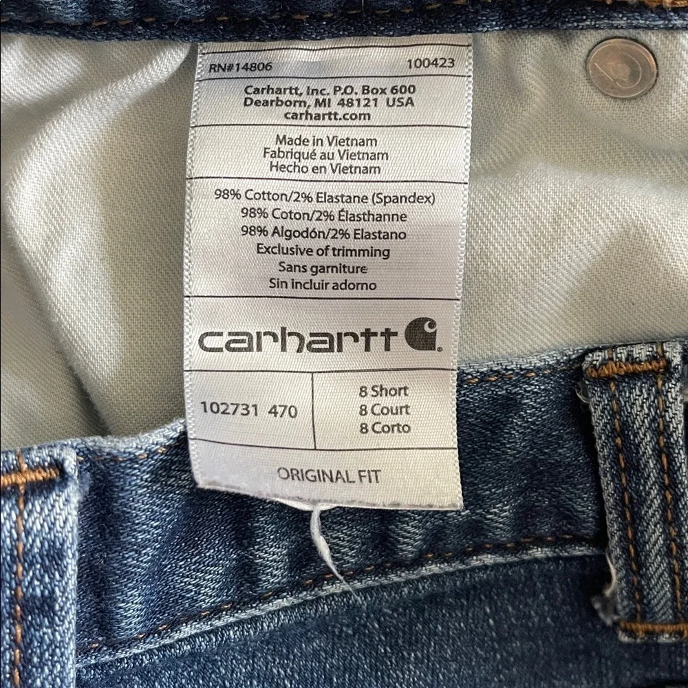 Carhartt Womens Straight Leg‎ Jeans 8 Short